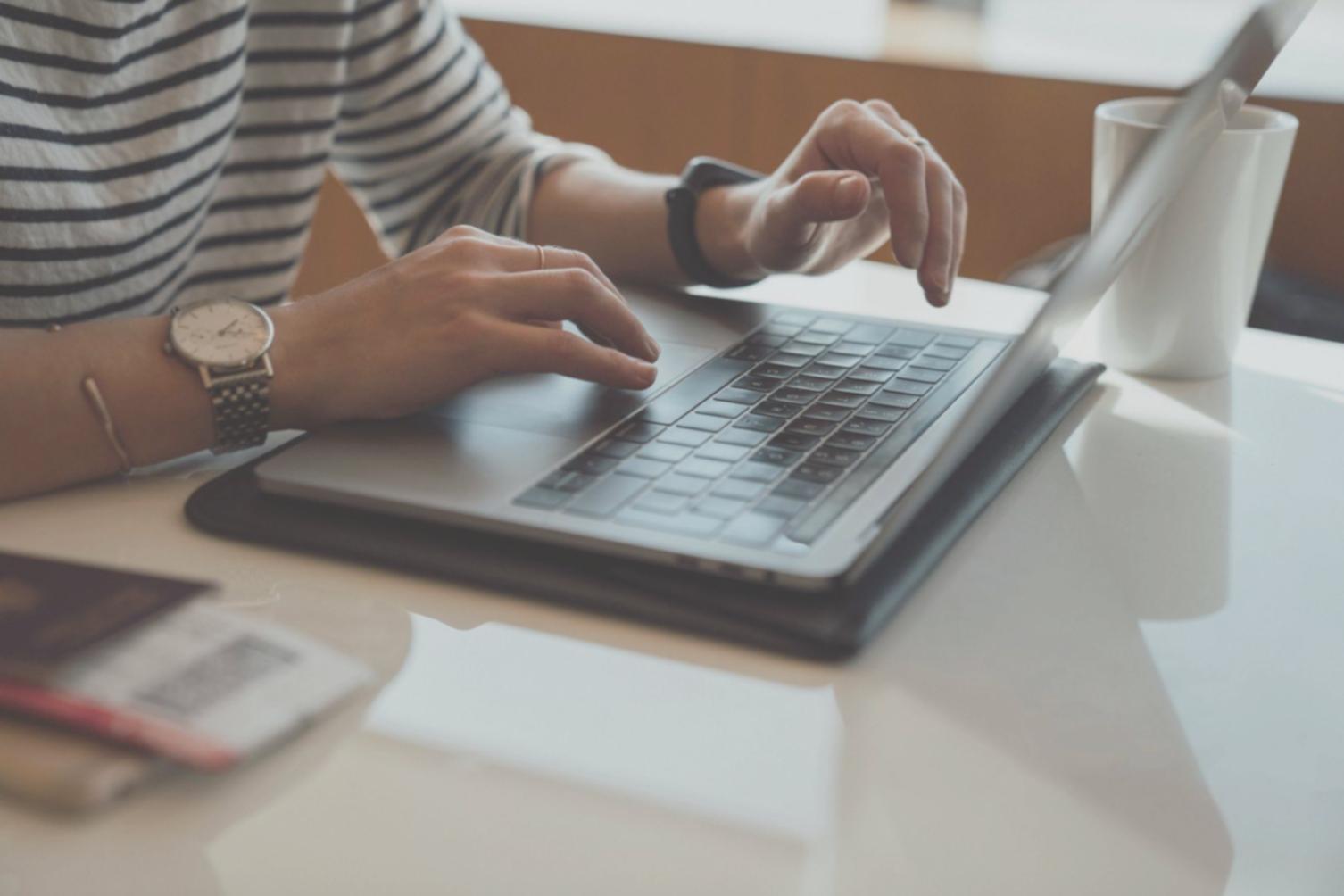 Australian business professional analyzing financial reports